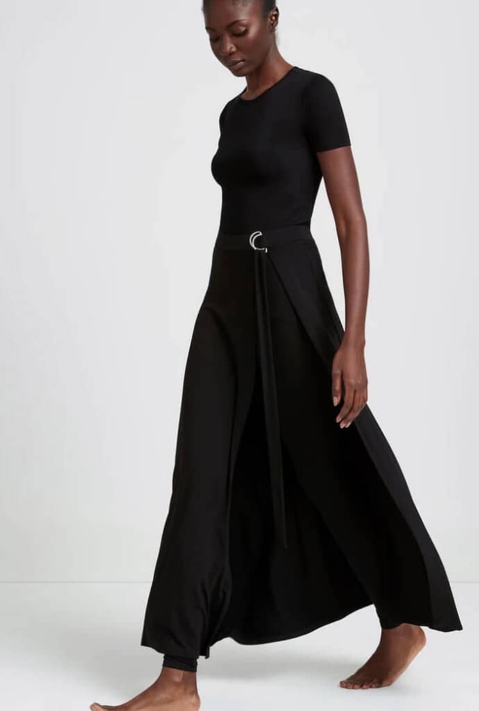 Waverly legging skirt black In black knit