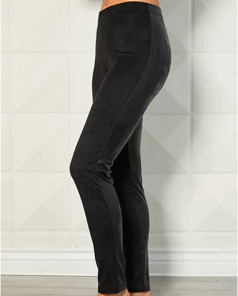 Angel VEGAN LEATHER/SUEDE PANT A-6321 Mixed Media