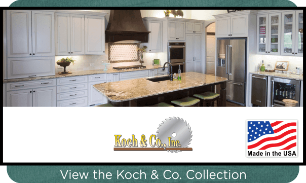 Image of Kitchen cabinets by Koch & Co. with logo