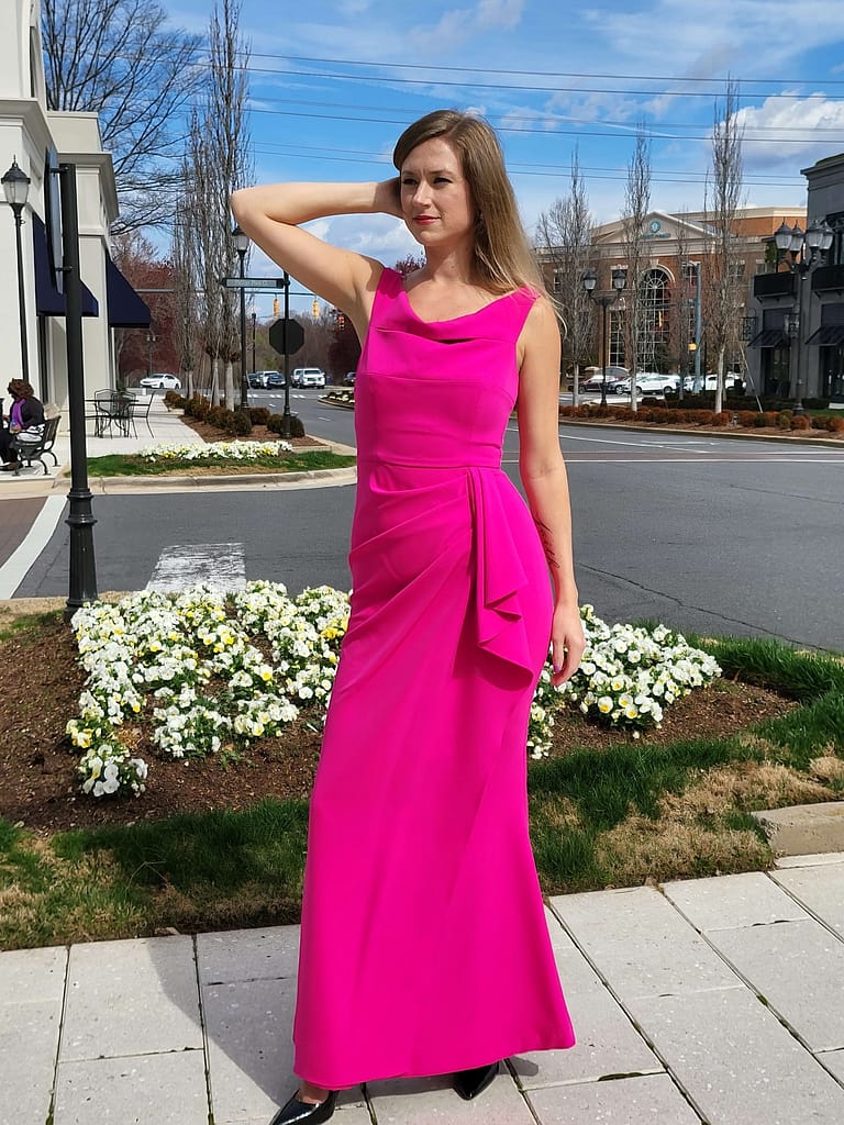Posh Couture Pink Evening gown