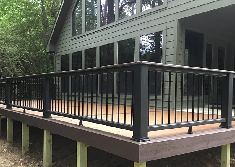 deck railing for porch