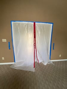 Zipper Wall - Dust Protection