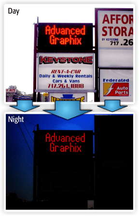 Full Color Message Boards and Full Color Message Board Services in Winchester VA