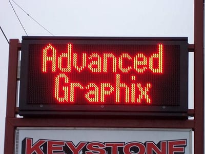 Lighted Media Plus interior dimensional letters near Shippensburg PA