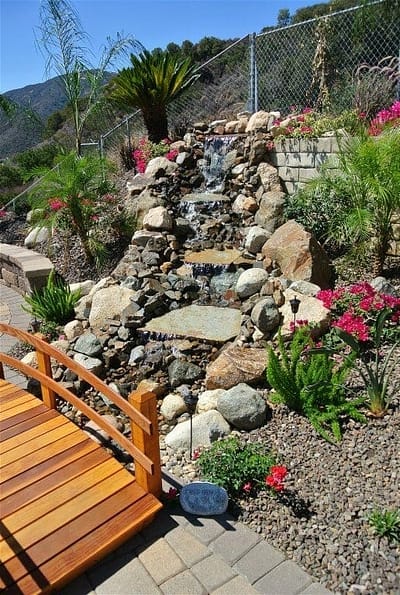 Image of a water feature - Curb appeal - Landscape design