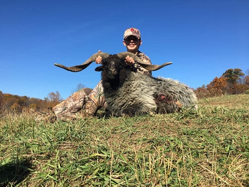 Youth hunts Ram Hunting Lodge for North Carolina residents