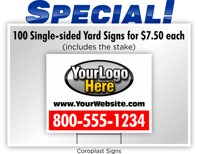 Special Offer on Political Yard Signs near Chambersburg PA